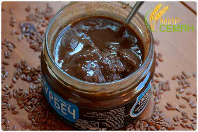 как выглядит льняной урбеч