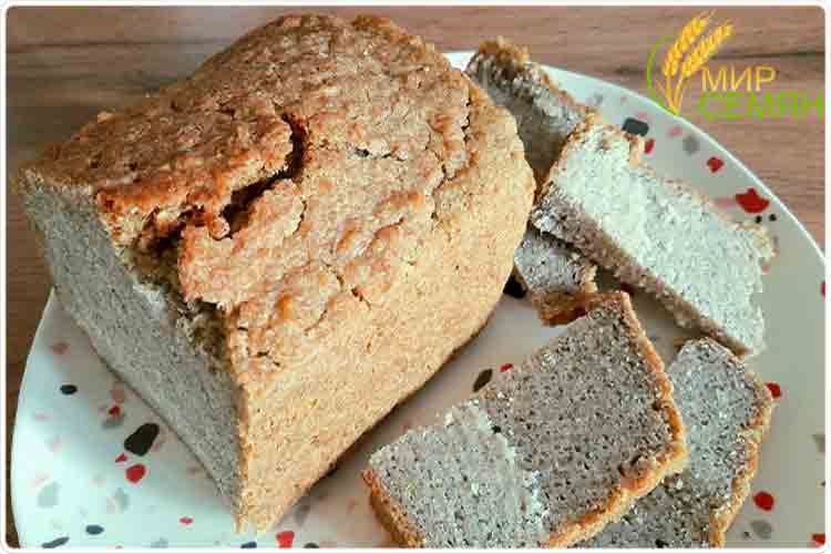 хлеб с зеленой гречкой